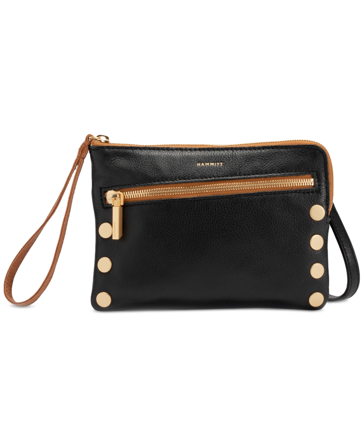 Nash Small Leather Crossbody Wristlet - North End/