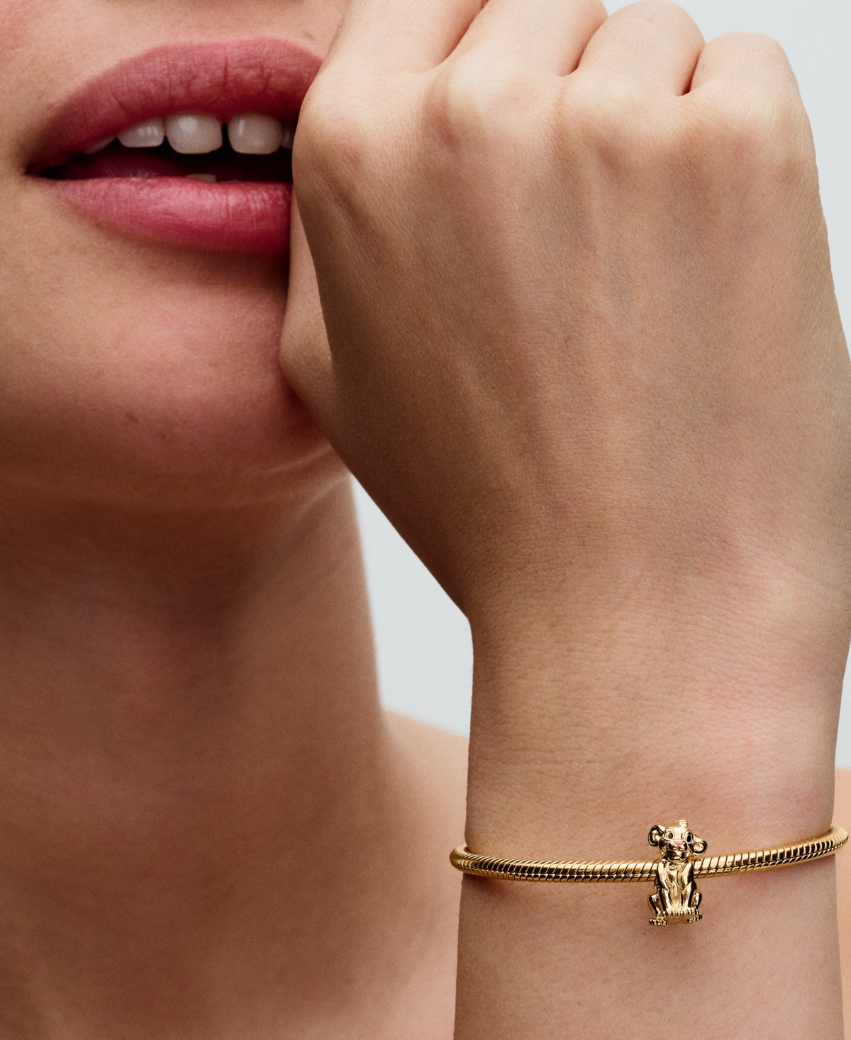 Pandora 14k Gold-plated The Lion King Simba Charm In Gold