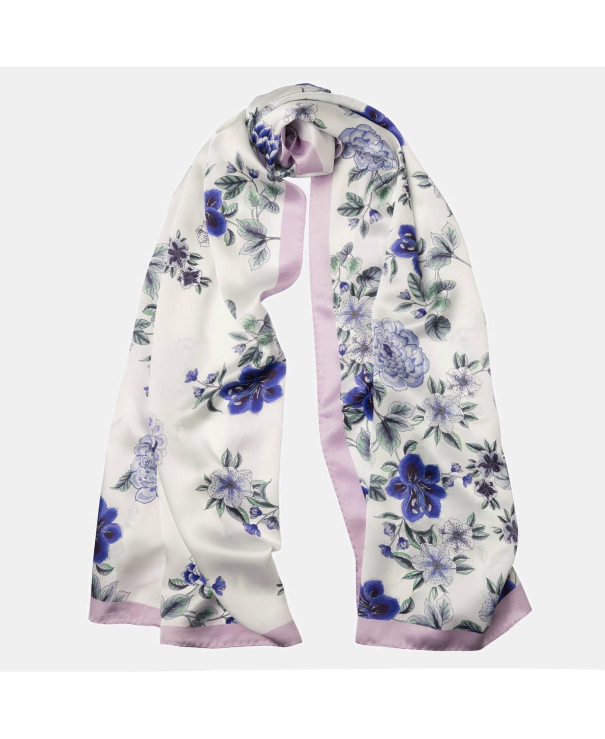 Bella - Silk Scarf/Shawl for Women - Rose