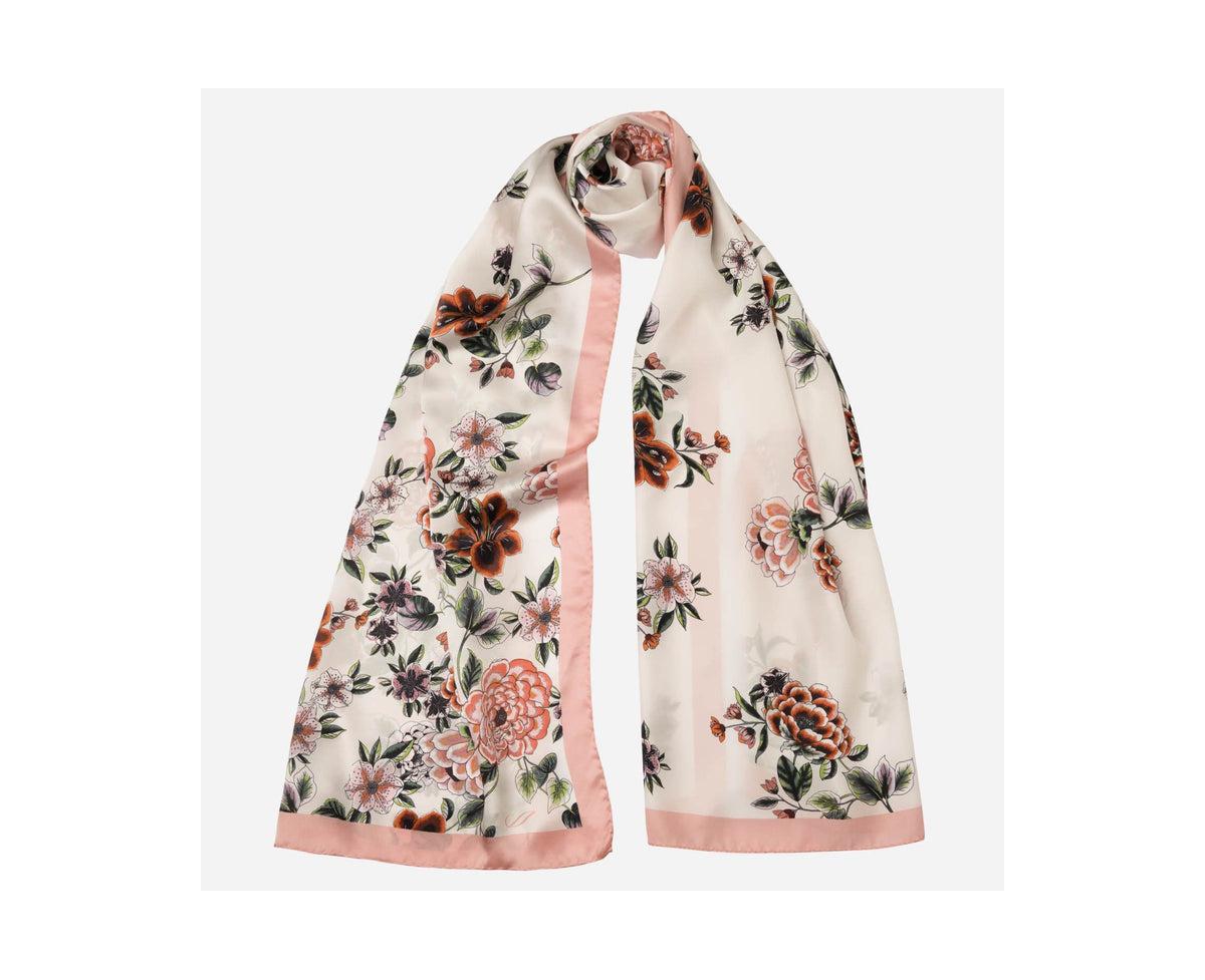 Bella - Silk Scarf/Shawl for Women - Rose