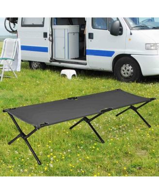 Camping Tent Goplus Camping Cot, Folding Lightweight Cots For Sleeping With Carrying Beach Tent