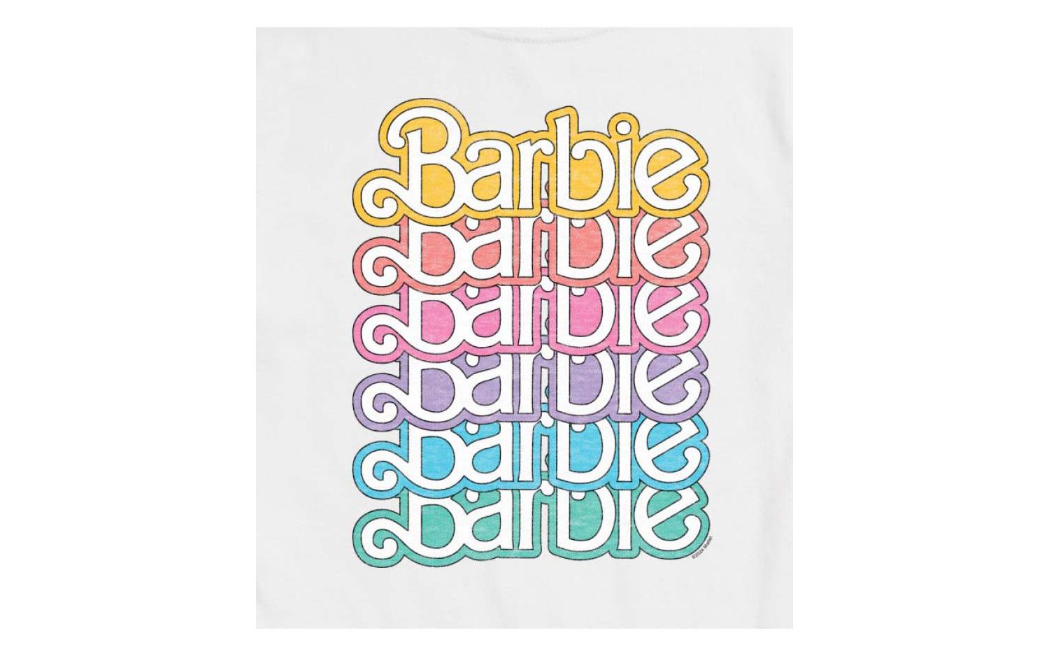 Trendy Juniors Barbie Logo Graphic Tee