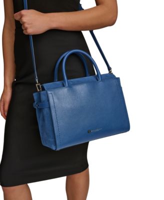 Roslyn Top Handle Suede Satchel 