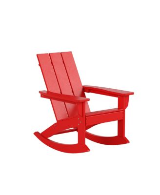 Modern Adirondack Outdoor Rocking Chair Set of 2
