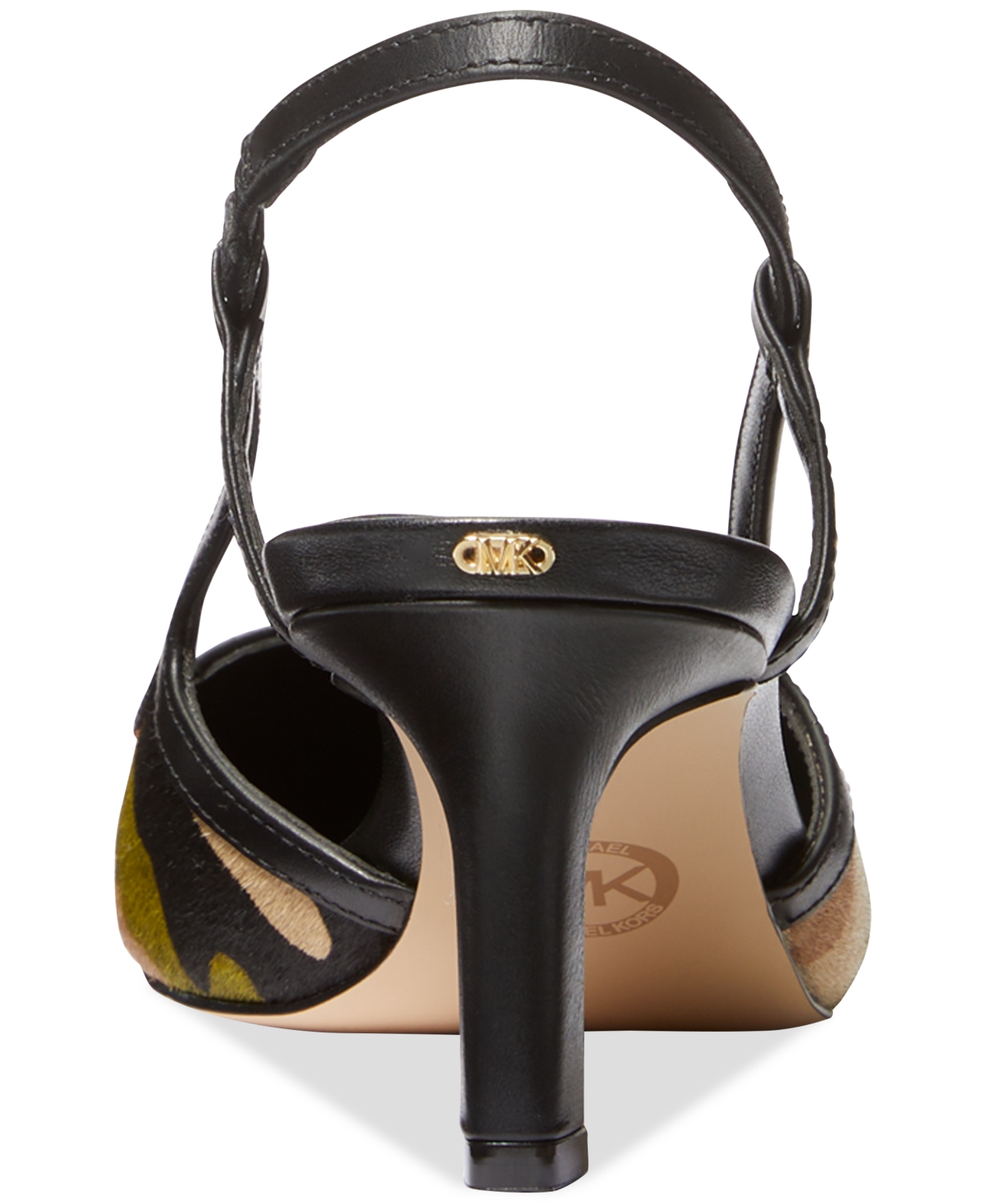 Michael Michael Kors Women's Alora Pointed Toe Mid Heel Slingback Pumps