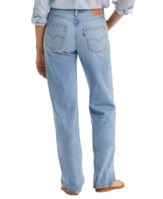 Women's Mid Rise Cotton 94 Baggy Jeans