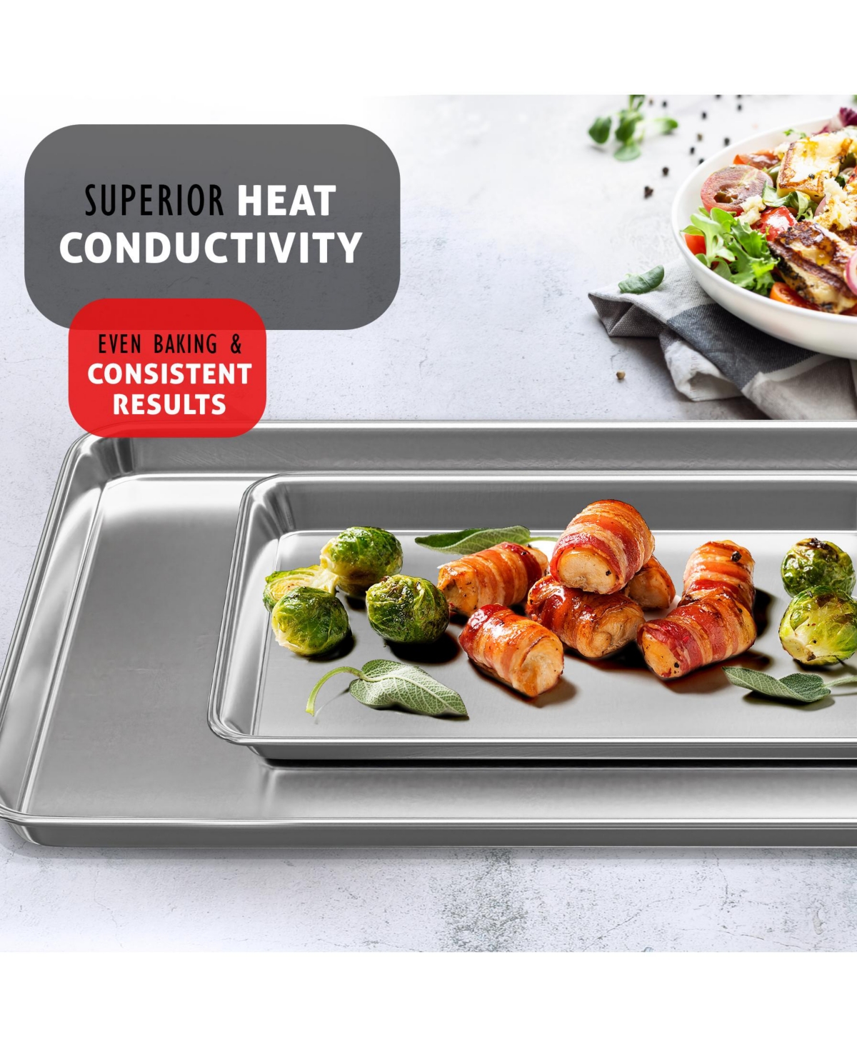 JoyTable Non-stick Aluminum Baking Sheet - Quarter Sheet 13
