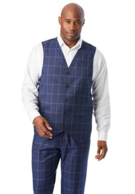 Big & Tall KS Signature Collection Easy Movement 5-Button Suit Vest