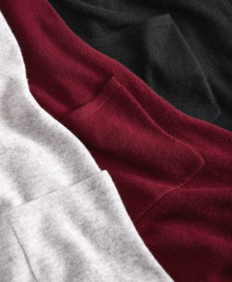 Plus Size Hooded 100% Cashmere Cardigan, Macy's Exclusive