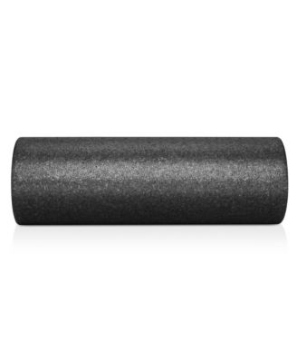 18" High-Density Foam Roller for Exercise, Massage, Muscle Recovery - Round, Black
