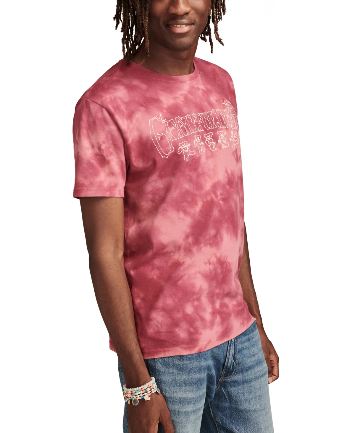 Lucky Brand Men's Grateful Dead Outline T-shirts