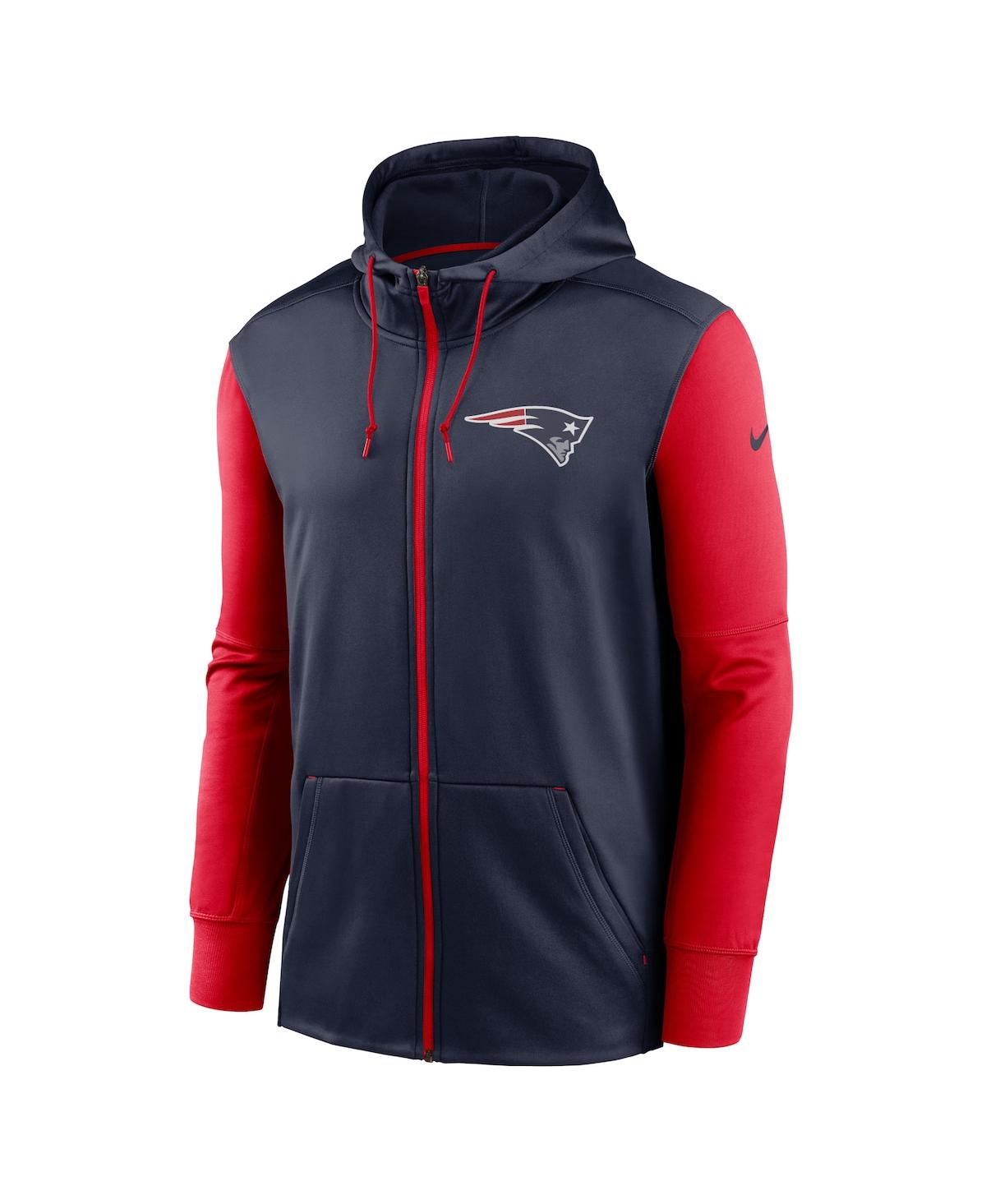 Nike Men'sNew England Patriots Performance Full-Zip Hoodie - Navy