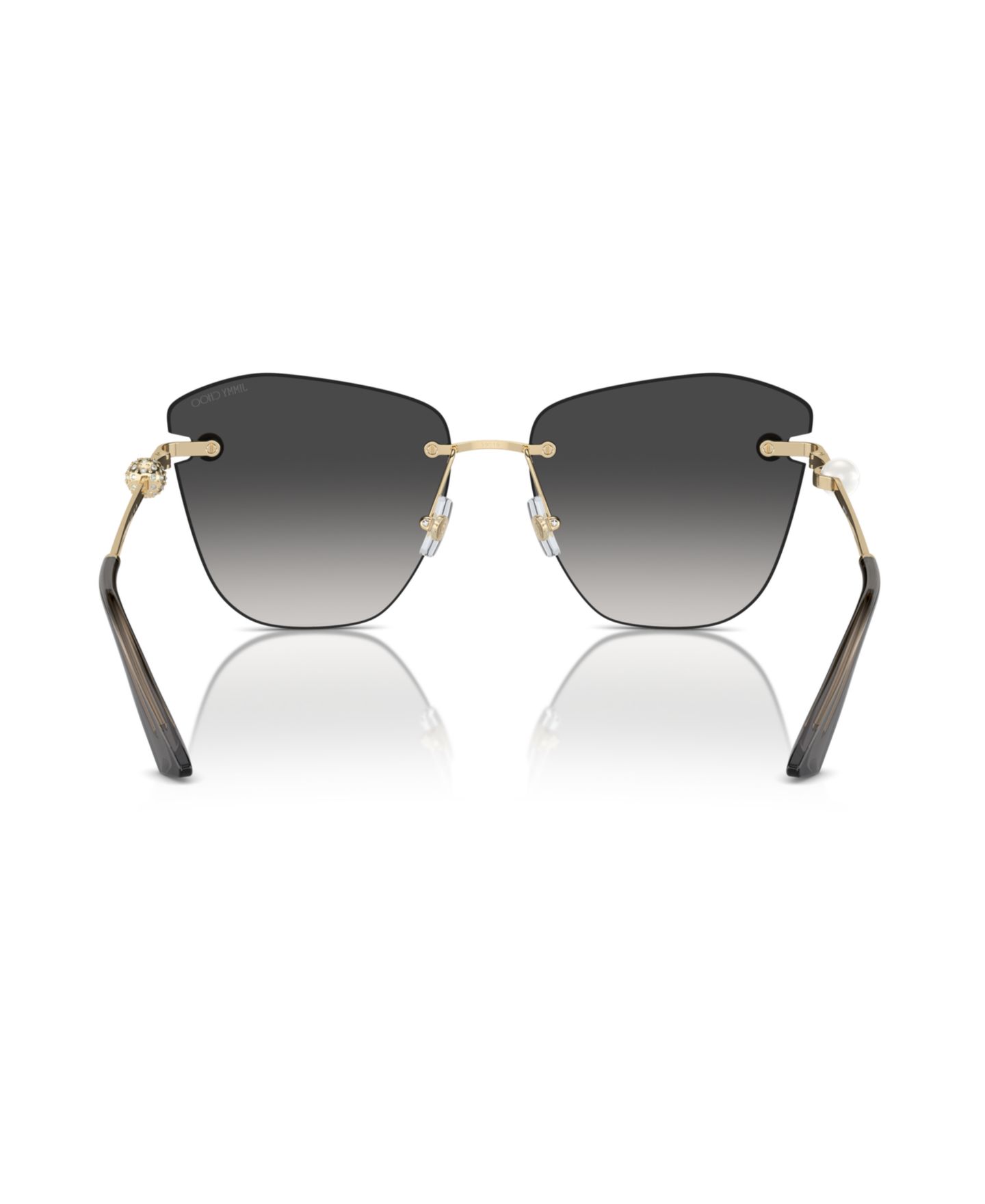 Женские солнцезащитные очки Jimmy Choo Sunglasses, JC4004HB, цвет: Серый — фото 2