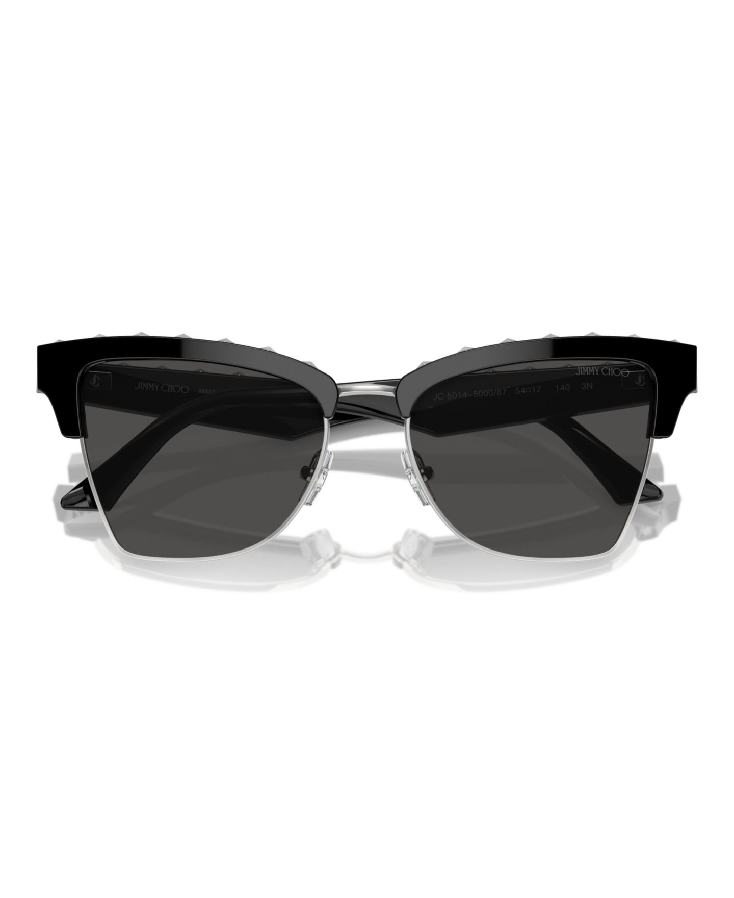 Женские солнцезащитные очки Jimmy Choo Sunglasses, JC5014, цвет: Тёмный коричневый — фото 10