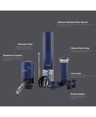 All-in-One Wine Gift Set - Wine Accessory Kit w/Bottle Opener & More