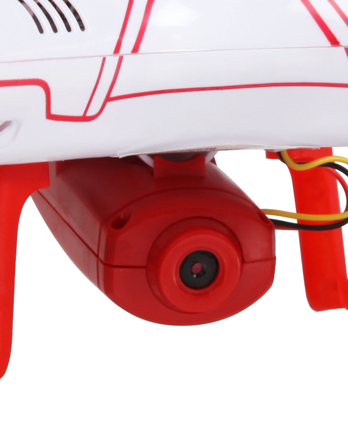 World Tech Toys Striker-x Hd Camera Drone 2.4ghz 4.5ch Hd Picture/video Camera Rc Quadcopter In White
