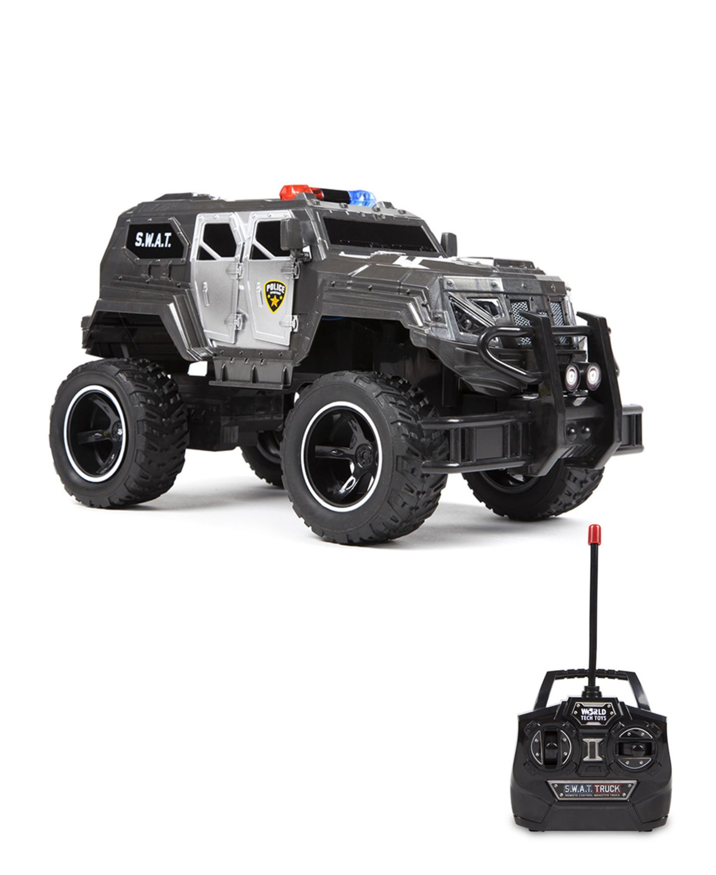 Детская игрушка World Tech Toys 1:14 Scale Electric All-Terrain S.W.A.T. RC Monster Truck — фото 1