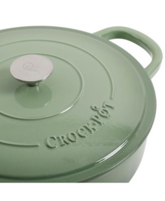 Artisan 5 Quart Cast Iron Braiser Everyday Pan With Borasilicate Lid - Red