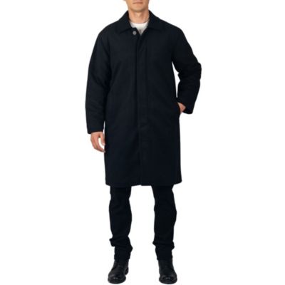 Men's Zach Men s Wool Blend Overcoat – Knee-Length Trench Coat, Runs Large for Layering Over Suits or Sweaters