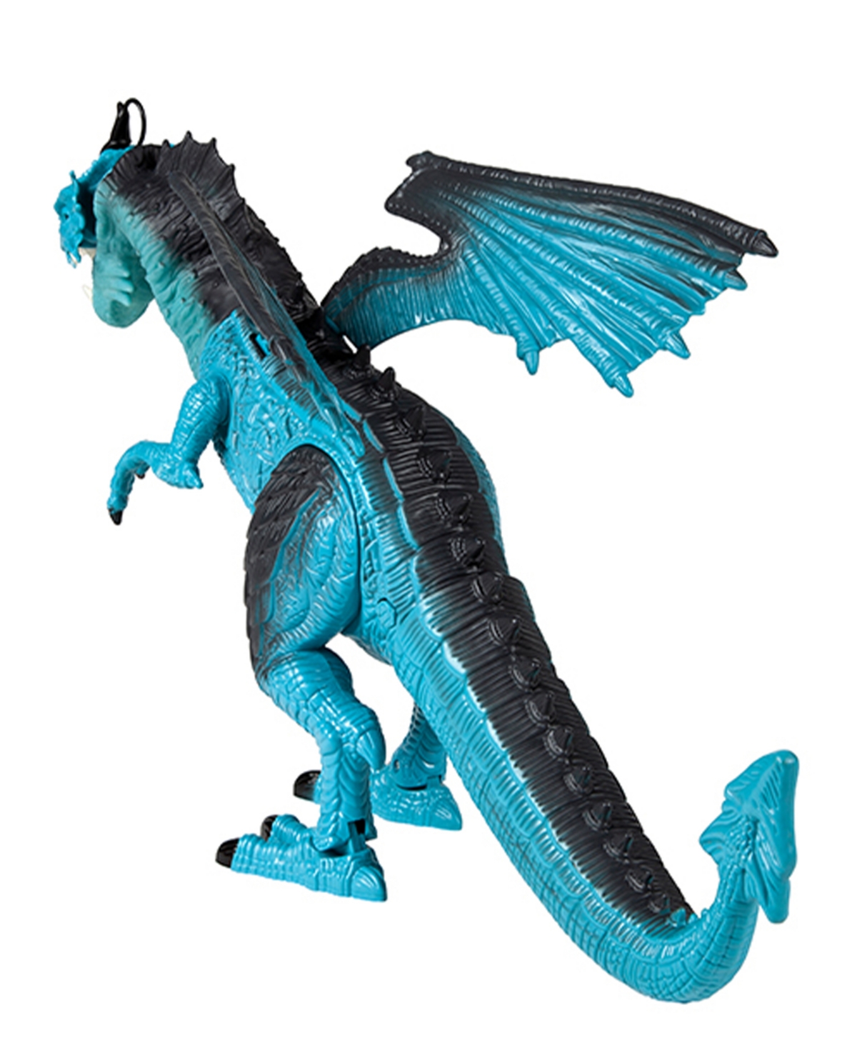 World Tech Toys Monster World Blue Dragon Electric Walking Smoking Rc Monster In Multi