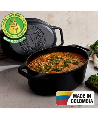 6-Quart Cast Iron Oval Bread Cooker