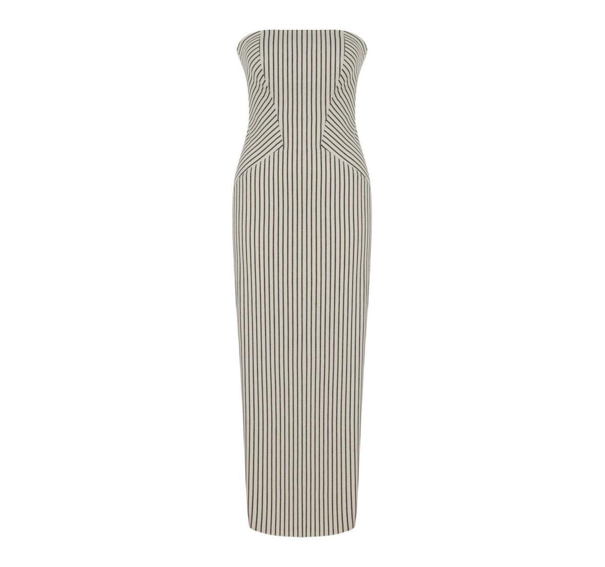 Nocturne Women's Striped Strapless Dress - Multi-colored
