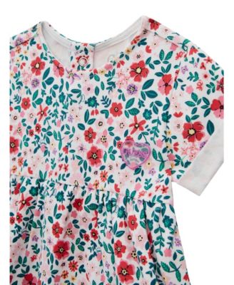 Baby Girl Short Sleeve Printed Dress
