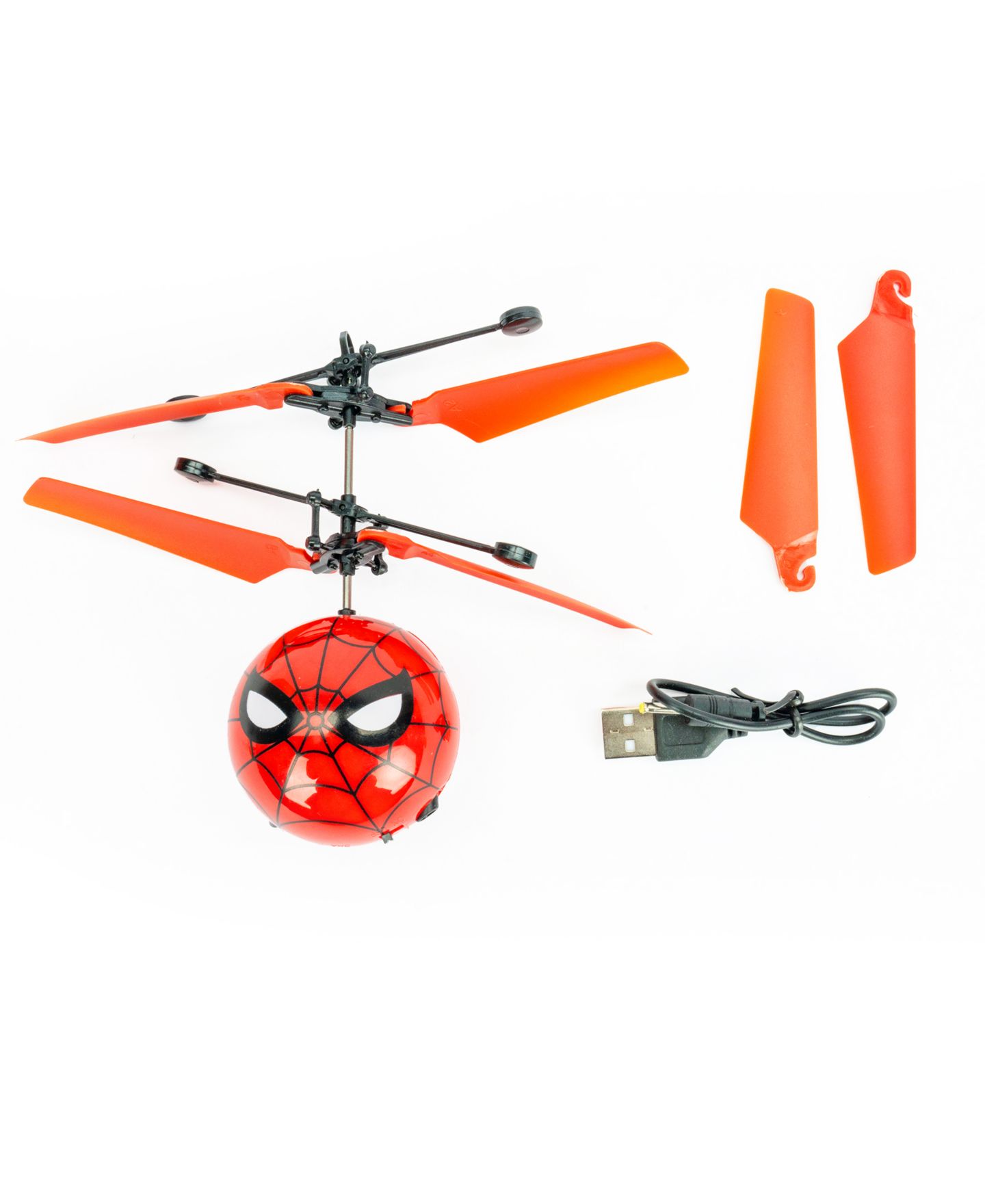Детская игрушка World Tech Toys Spider-Man Remote Control Hover UFO Ball Helicopter — фото 4