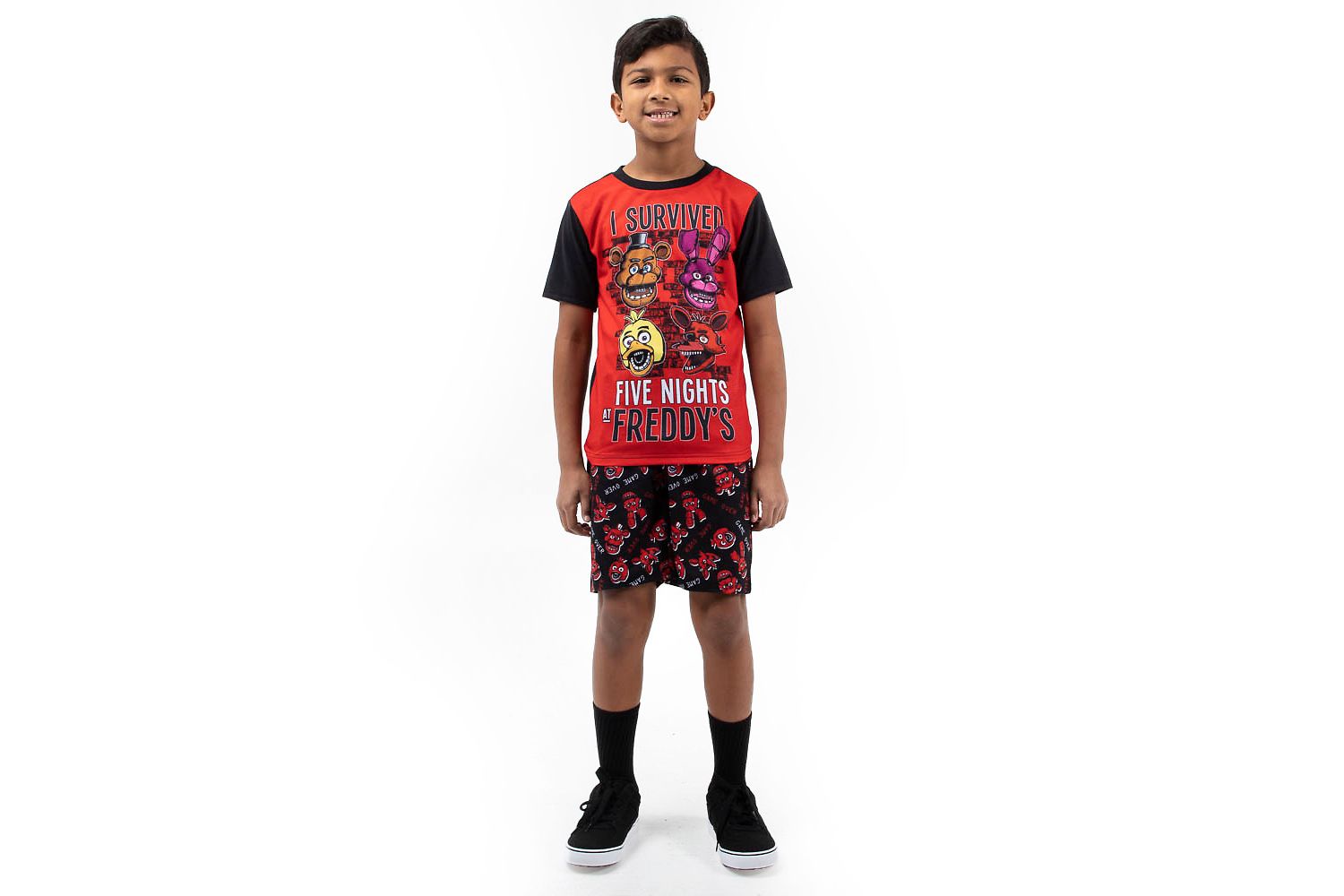 Youth Sleepwear Set Tee Shirt, Sleep Shorts, Sleep Pants