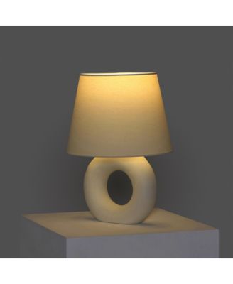 Chloe 15.5" Ceramic Contemporary LED Table Lamp