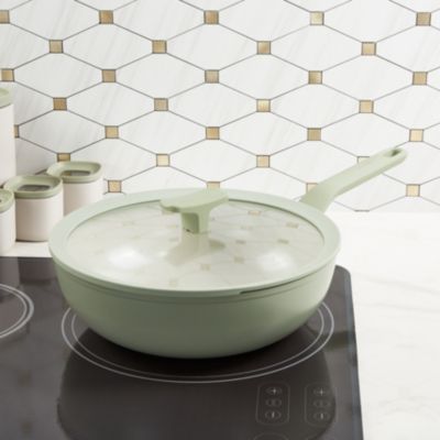 Balance Non-stick Ceramic Wok Pan 11", 4.4qt. With Glass Lid, Recycled Aluminum