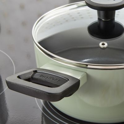 Leo Glints 7Pc Ceramic Nonstick Cookware Set