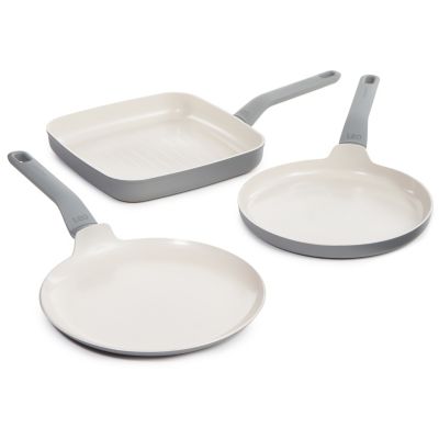 Balance 3Pc Non-stick Ceramic Specialty Cookware Set, Recycled Aluminum