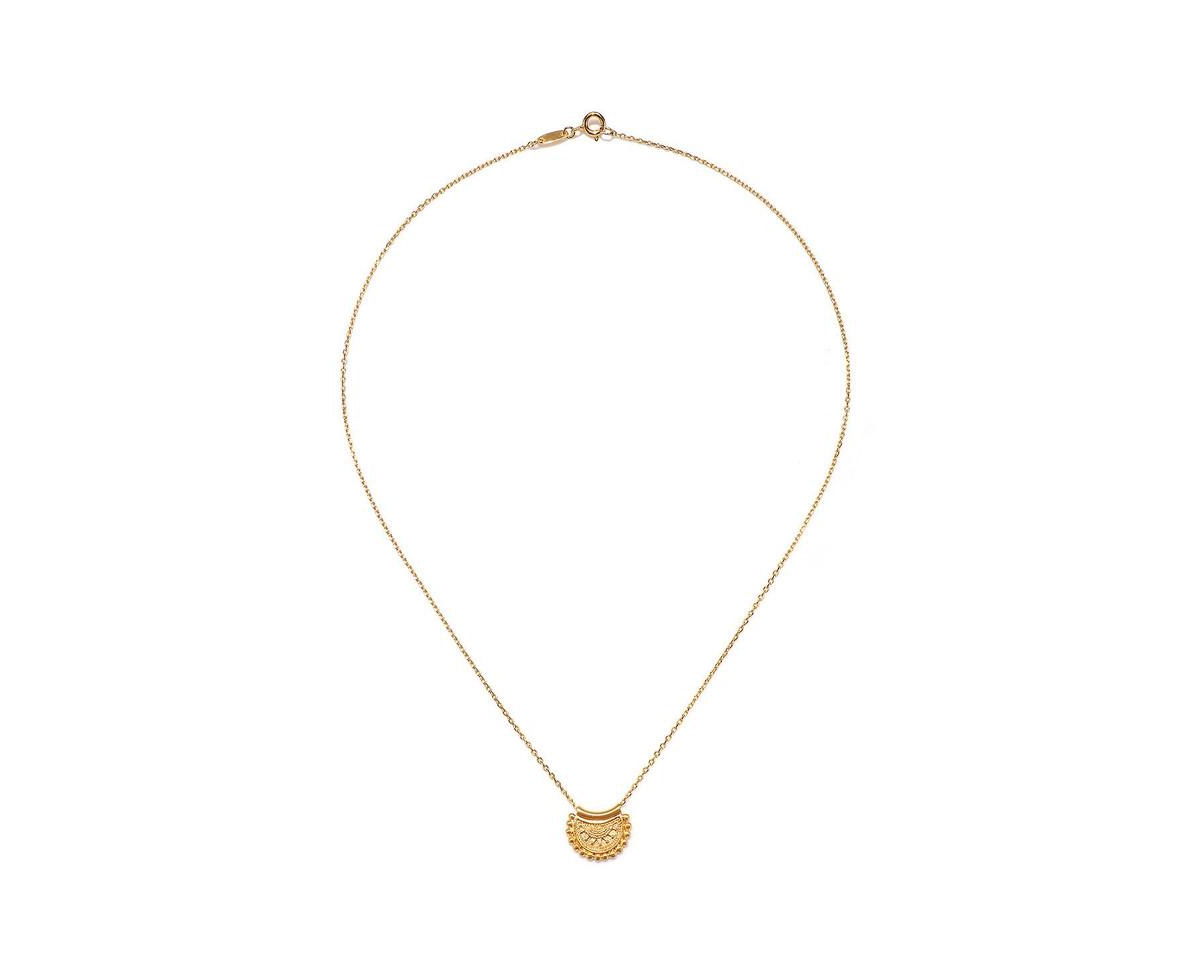 Mini Mandala Necklace - Gold