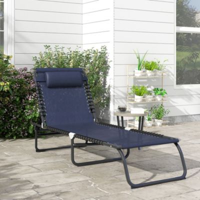 Chaise Lounge Pool Chair, Folding, Reclining