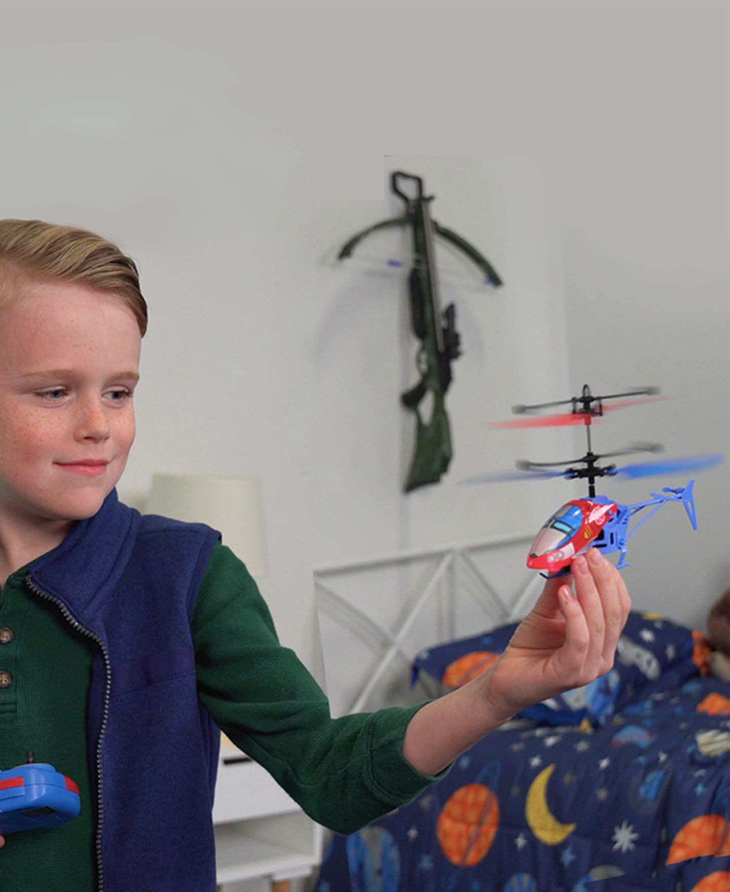 Детская игрушка World Tech Toys Hasbro Transformers Optimus Prime 2-Channel Radio Control Helicopter — фото 5