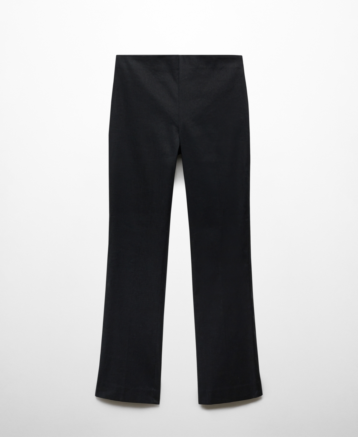 Mango Women's Linen Flare Trousers