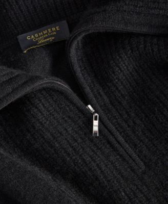 100% Cashmere Women's Quarter-Zip Sweater, Created for Macy's