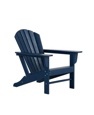 Outdoor Adirondack Chair with Round Side Table