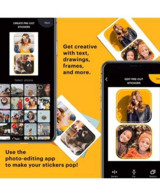 Premium Pre-Cut Sticker Zink Photo Paper 2x3" (30 Sheets)