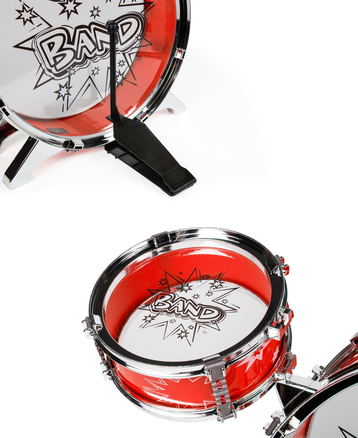 Детские игрушки World Tech Toys Big Band 7-Piece Drum Set, от 3 лет — фото 11