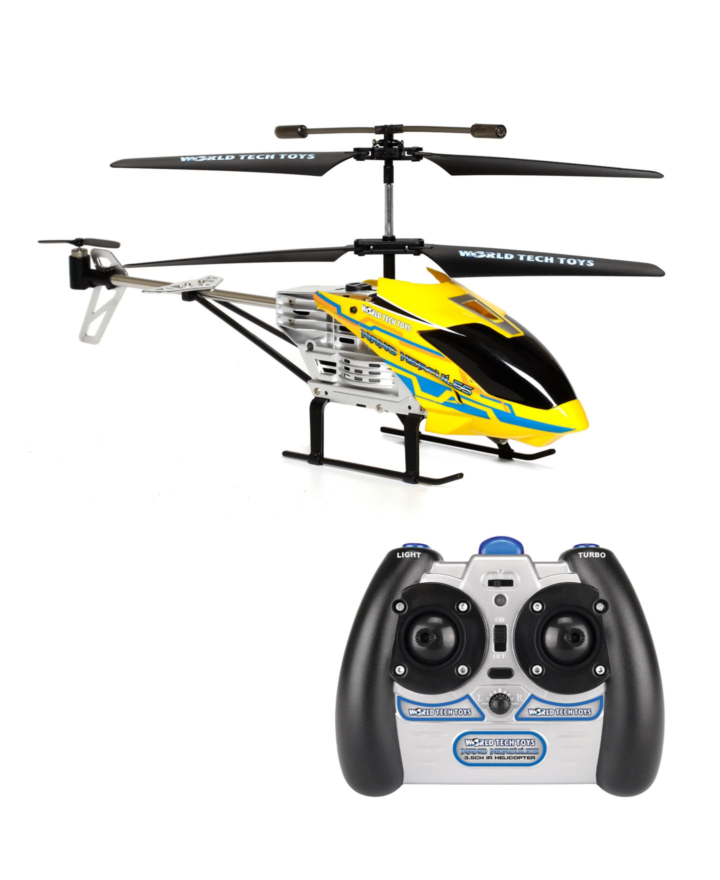 Детская игрушка World Tech Toys Nano Hercules 3.5 Channel Gyro RC Helicopter, цвет: Разноцветный — фото 2