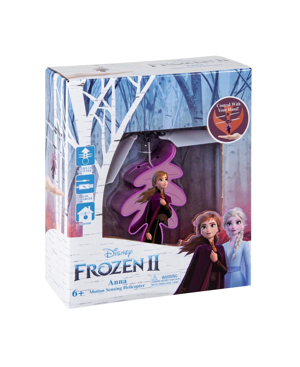 World Tech Toys Disney Frozen Anna Motion Sensing Ir Ufo Ball Helicopter In Multi