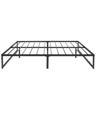 Varallo Full Size 14 Inch Steel Bed Frame With Steel Slat Support For Any Mattress (No Box Spring Required)