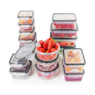 32 Pcs (16Pack) BPA-free Food Storage Containers Set with Lids