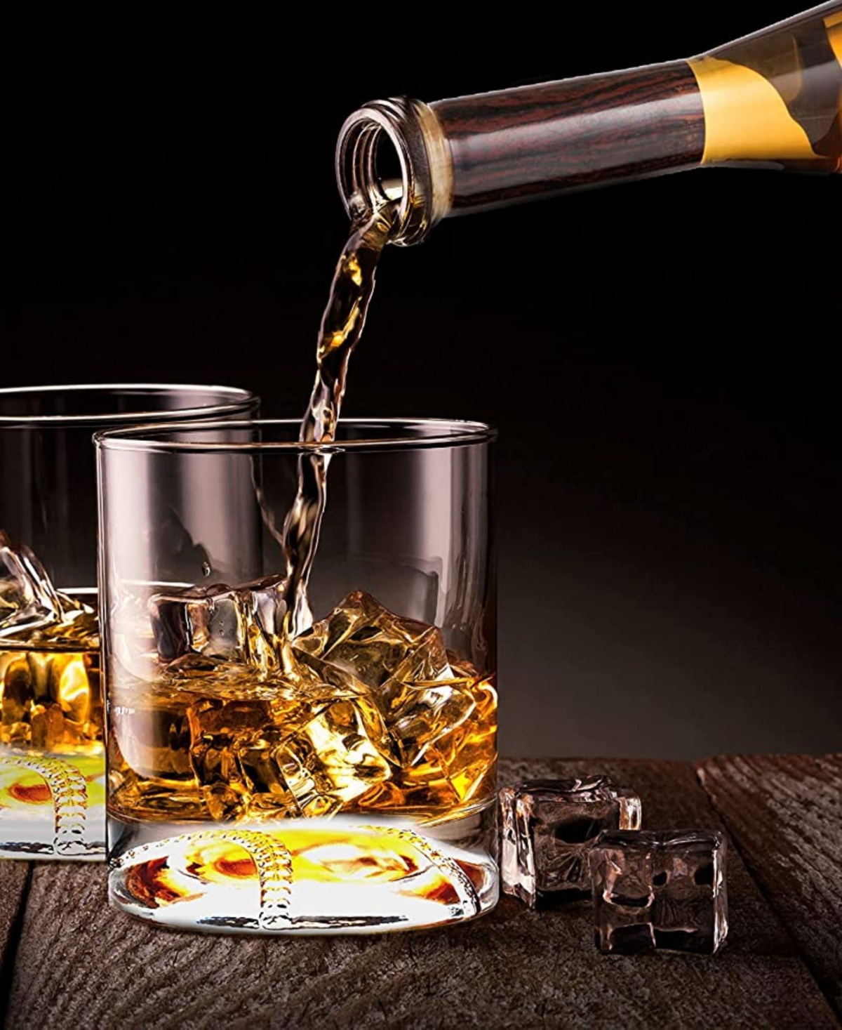 The Wine Savant Baseball Decanter & Glass Set With Stand In No Color