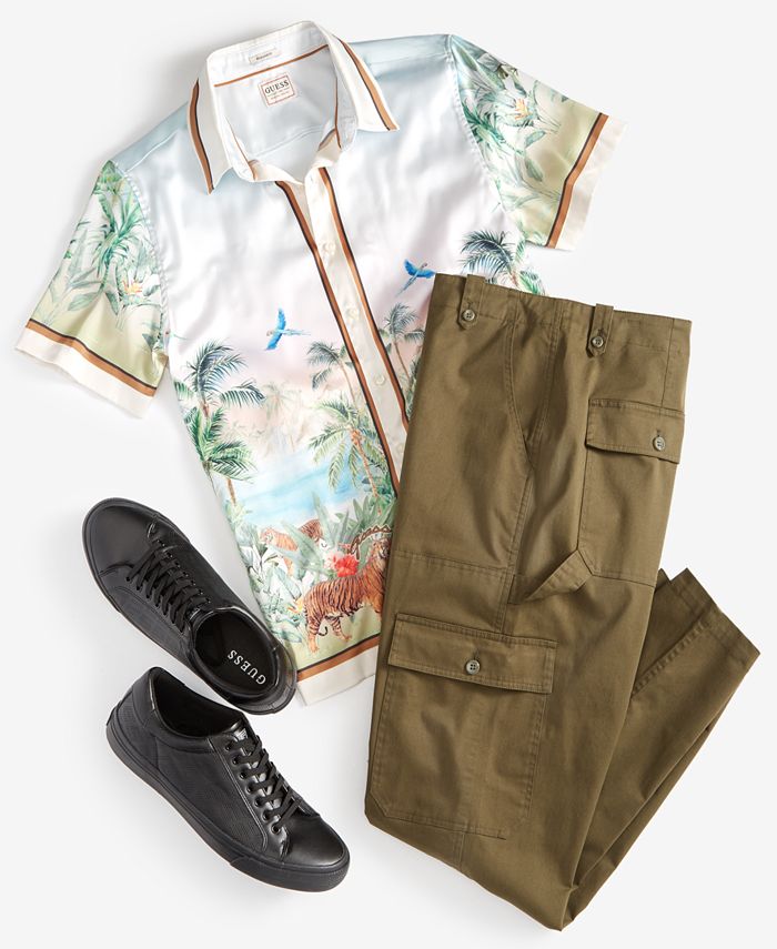 Fantasy Jungle Short Sleeves Men's Shirt