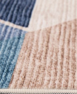 KM HOME VELVET TOUCH WASHABLE DEV 001 AREA RUG 