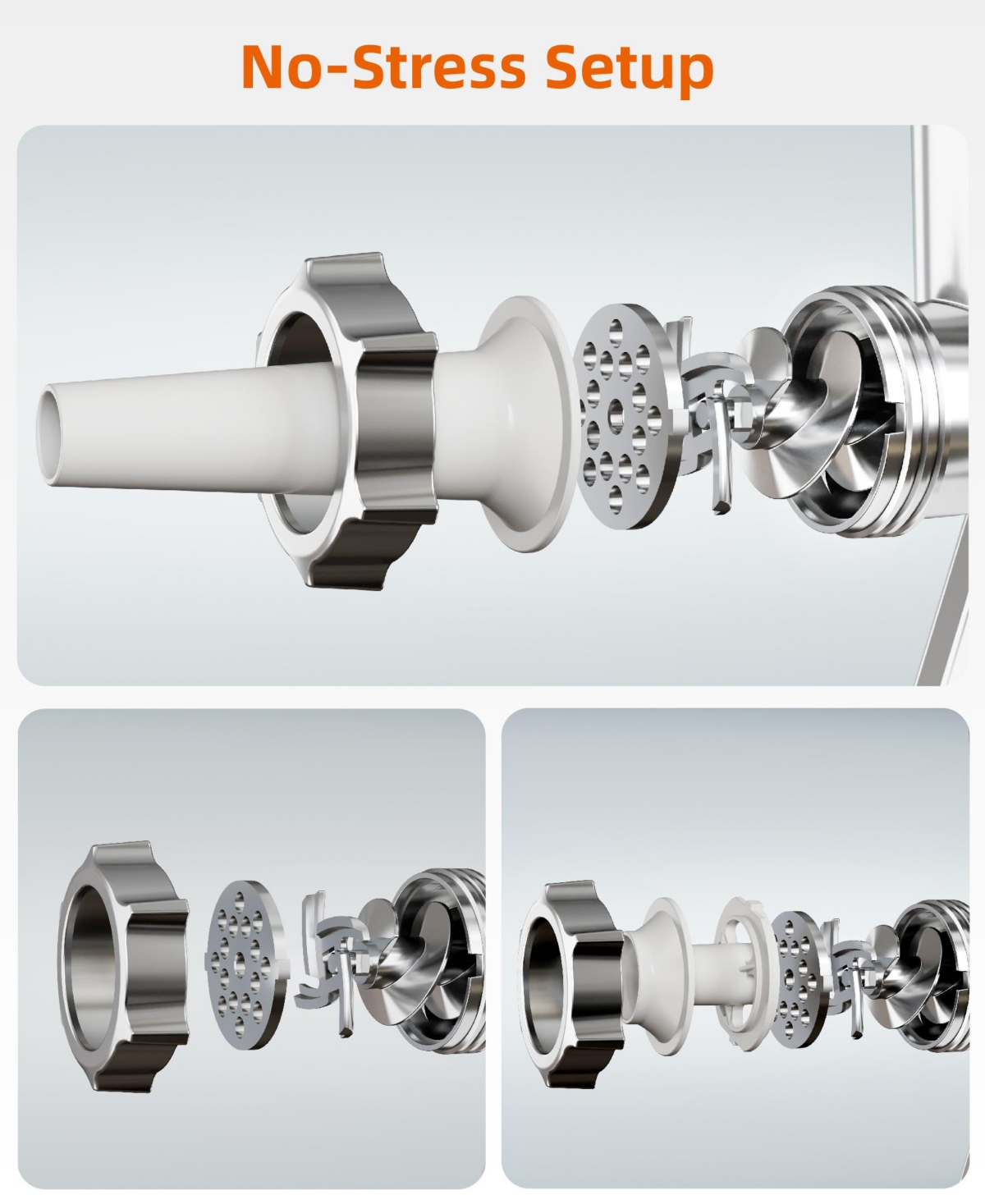 Inolait 44 lbs Portable Countertop Ice Maker Machine with Scoop