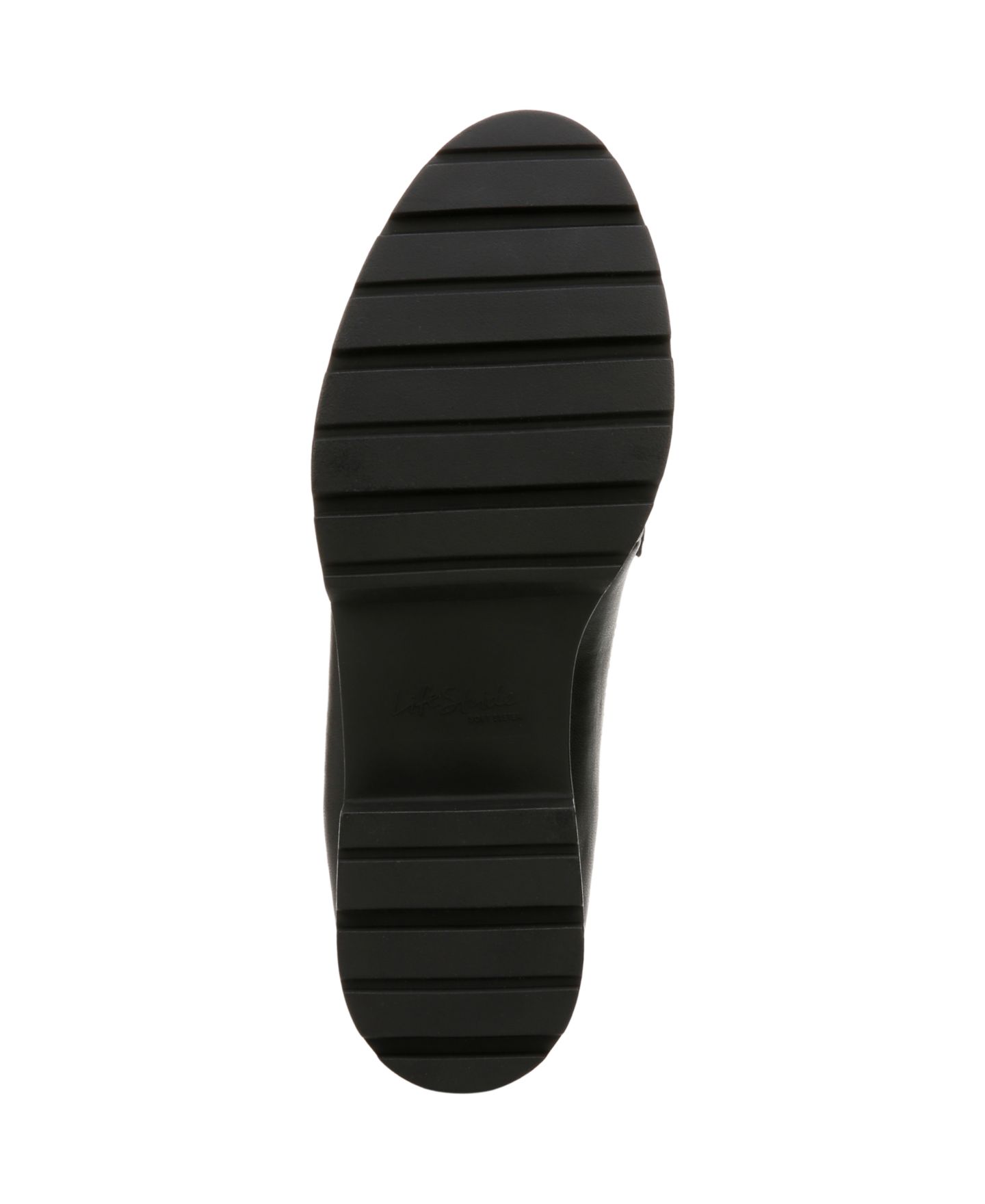 Женские туфли LifeStride London 2 Chain Detail Lug Sole, цвет: Чёрная искусственная кожа — фото 5